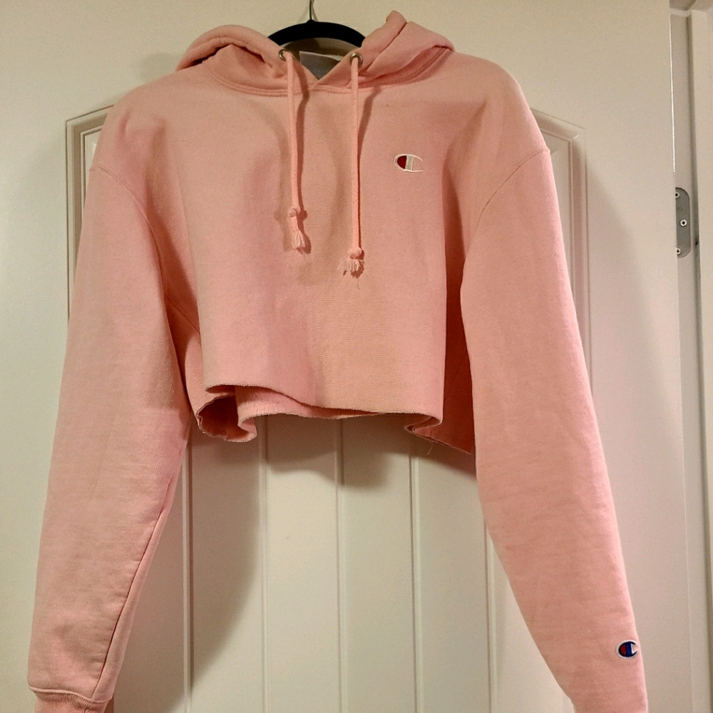 Champion crop hoodie